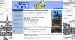 Desktop Screenshot of historytours.dk