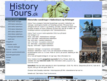 Tablet Screenshot of historytours.dk